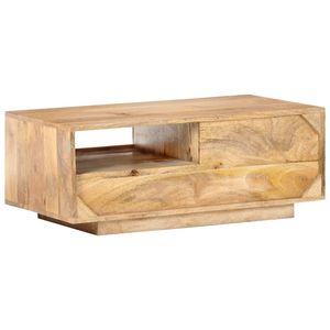 Tavolino da Caffè in Legno di Mango Naturale Massiccio - Product Image 4