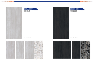 Azulejos de Porcelana Cerámica de Primera Calidad, 600x1200mm, Diseño Moderno, Brillantes, 8mm de Grosor, Económicos para Decoración de Habitaciones y Hoteles - Product Image 2