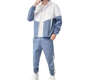 Conjunto de Chaqueta Cortavientos Vintage para Hombre OEM, Colores Reflectantes y Neón, Traje Deportivo de Dos Piezas - Product Image 2