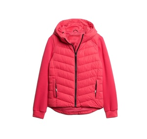 Manteaux d'hiver longs et imperméables à capuche matelassés pour femmes Jaet XL Size Light Fabric Coats for Winters - Product Image 1