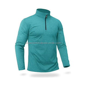 Heavy Duty Vintage Style 1/4 Zip Pull pour Hommes Logo Personnalisé Plaine Survêtement Casual Demi Zip Ninja Sweat pour L'hiver - Product Image 5