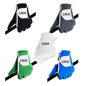 Guantes de golf de cuero de envío rápido para hombre, para mano izquierda o derecha, suaves, transpirables, de piel de oveja pura, precio mayorista barato. - Product Image 2