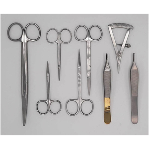 Instruments de blepharoplastie, ensemble de 8 pièces pour la microchirurgie ophtalmique plastique des yeux - Product Image 3