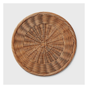 Manteles individuales redondos de ratán tejido al por mayor para mesa de comedor, ecológicos, de yute natural, estilo bohemio, rústico, trenzados. - Product Image 3