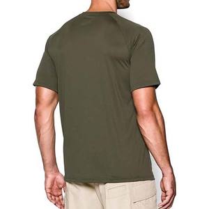 Camisetas Deportivas de Manga Corta para Hombre, al por Mayor, OEM/ODM, Color Personalizado, Lisas, Casuales, de Verano, Secado Rápido, Transpirables - Product Image 2