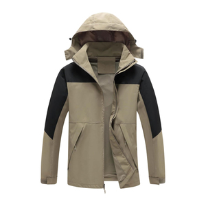 Las Mejores Chaquetas de Lluvia de Moda, Chaquetas Acolchadas con Cuello Alto y Forro de Invierno, Ropa, Chaquetas de Lluvia con Cierre para Senderismo, Unisex - Product Image 1