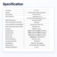 PM1733 MZWLJ7T6HALA 00007 U.2 Hard Drive 7.68 TB Hard Drive SSD 2.5In SSD NVMe PCIe 4.0 6GB/s Enterprise SSD Server Pusat Data