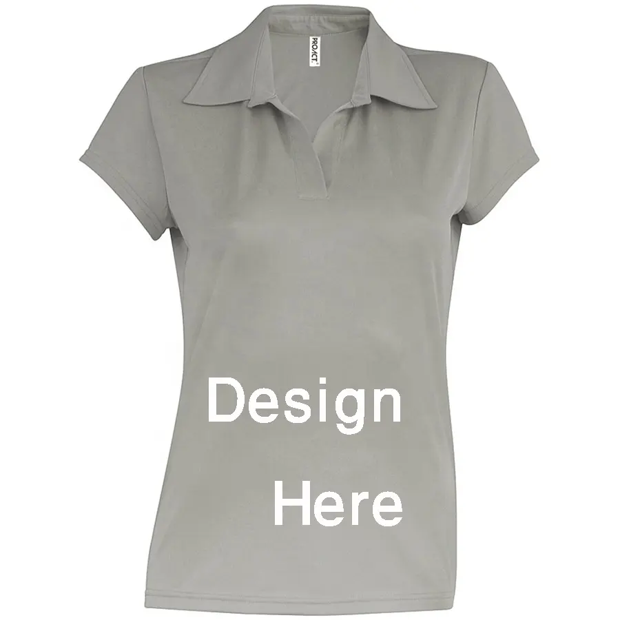 여성 사용자 정의 티셔츠 숙녀 인쇄 디자인 짧은 소매 면 티셔츠 유행 여성 POLO T 셔츠 방글라데시에서 직접