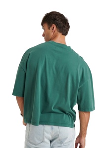 T-shirts décontractés pour hommes en gros 100% coton de haute qualité coupe ample surdimensionné épaule tombante vierge grande taille 2026 - Product Image 6