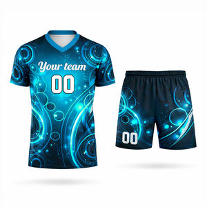 Dernier design, style unique, service OEM, couleurs et logo personnalisés, haute qualité, uniforme de volley-ball 100% polyester - Product Image 4