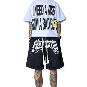 ชุดเซ็ตเสื้อยืดและกางเกงขาสั้นลำลองสำหรับฤดูร้อน ผู้ชายและผู้หญิง ชุดลำลอง 2 ชิ้น ผ้าฝ้าย ชุดฤดูร้อนสำหรับผู้ชายและผู้หญิง - Product Image 1