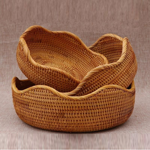 Cesta de Ratán Natural Premium de Moda para Servicio en Restaurantes y Presentación de Comidas, Cestas de Ratán Hechas a Mano Duraderas 2026 - Product Image 6