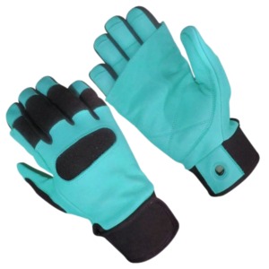 Guantes de Cuero Completos, Amarillos y Negros, Antideslizantes, Unisex, para Todas las Estaciones, con Cierre de Botón - Product Image 4