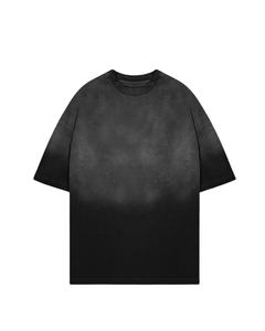 Camiseta Vintage de Corte Holgado con Lavado Ácido, 100% Algodón, Efecto Desgastado por el Sol, Top Corto de Secado Rápido, 280 g/m², Peso Pesado, Lisa, Oversize, Unisex para Hombre - Product Image 1