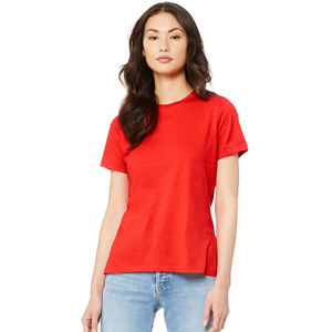 T-shirt à col rond pour femme en coton doux, confortable, décontracté, pour l'été, vêtements de tous les jours - Product Image 1