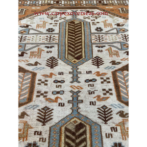 Tapis en laine persan authentique Design tribal de haute qualité Taille personnalisée antidérapante réversible pour la maison, le salon et le camping - Product Image 1