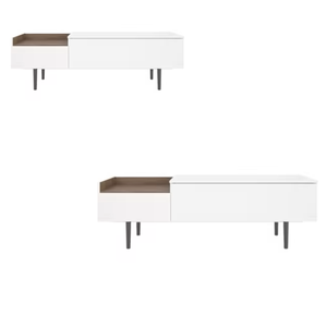 ขาตั้งทีวีทำจากไม้สำหรับเฟอร์นิเจอร์ในบ้านทำด้วยมือสำหรับใช้ในห้องนั่งเล่นโรงแรมวิลล่า - Product Image 6