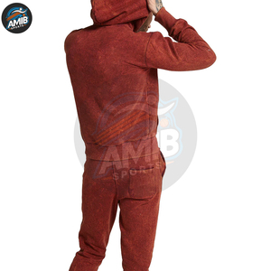 New Style Winter Acid Wash Tracksuits Best Quality Customized Breathable Plus Size Men's Acid Wash Tracksuits Made In Pakistan - Product Image 5