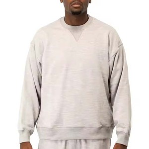 Sweat-shirts et sweats à capuche personnalisés pour hommes, de haute qualité, en polyester/coton, brodés, surdimensionnés, imprimés en relief, vente en gros - Product Image 1