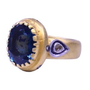 Wedding Wear 925 Sterling <b>Silver</b> Gold Plated Jewelry <b>Emerald</b> Diamond Gemstone Women Wear Classic <b>Ring</b> - Product Image 3