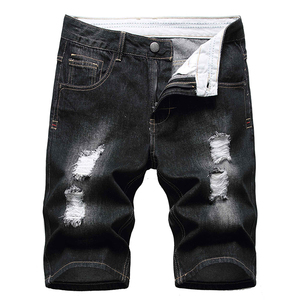 Shorts de Mezclilla para Hombre al por Mayor, Cintura Alta, Alta Calidad, 100% Algodón, Estilo Urbano, Azul Verano, Ropa Casual de Trabajo, Venta al por Mayor - Product Image 1