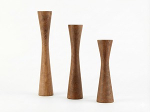 Portavelas de Madera Natural para Decoración de Navidad, Pascua, San Valentín, Bodas y Ramadán - Product Image 2