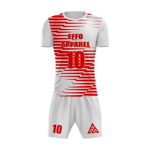 Custom New Men's Jersey Football Soccer Uniforms 100% Polyester Quick Dry Breathable Hot Selling <b>Cheap</b> Latest Design - Product Image 6