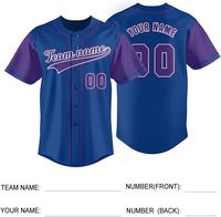 Jersey Baseball Lengan Pendek Pria Murah Polos untuk Semua Tim