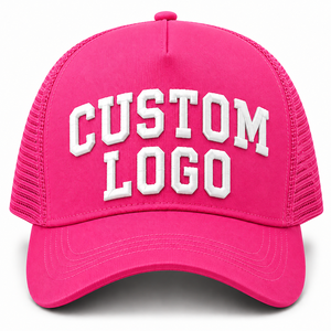Custom Logo Trucker Hats Bulk Mesh Snapback Caps 5 Panel Adjustable Trucker With Embroidery <b>Patch</b> Private Label Headwear Factory - Product Image 3