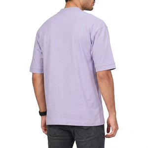 T-shirt en coton uni pour homme, coupe classique, manches courtes, doux, respirant, décontracté, à porter tous les jours, été - Product Image 4