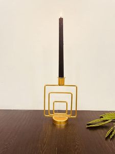 Portavelas Decorativo de Metal de Diseño Elegante para Mesa, Adorno para Decoración del Hogar - Product Image 5