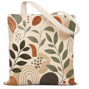 Sac fourre-tout pour femme en toile de coton recyclée et pliable, anti-boulochage, séchage rapide, impression personnalisée, service OEM – Meilleures ventes - Product Image 3