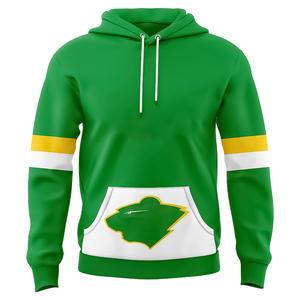 Sudadera con Capucha de Hockey sobre Hielo Unisex Transpirable, Sudadera con Capucha Personalizada con Logotipo del Equipo, Sudadera Cómoda para Entrenamiento de Hockey - Product Image 1