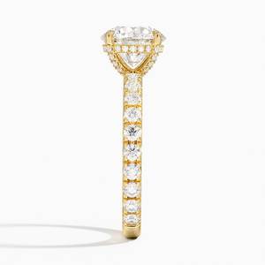 Elegante Anillo de Oro para Novia con Diamantes Brillantes, Joyería Romántica para Compromiso o Boda - Product Image 2