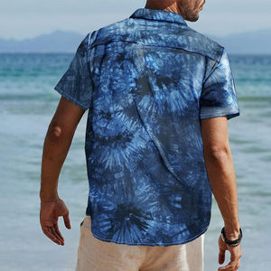 เสื้อฮาวายชายขายดี เสื้อลำลองดีไซน์ใหม่ ไซส์ผู้ใหญ่ ระบายอากาศได้ดี ราคาขายส่ง รับทำโลโก้/สีตามสั่ง เสื้อผู้ชาย - Product Image 3