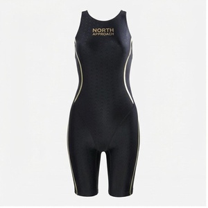 Ensemble de yoga 2 pièces imprimé papillon bleu avec finition dorée, body à col en V profond et jupe portefeuille longueur genou - Product Image 1