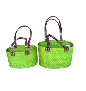 Women's Eco-Friendly Seagrass Handbag Soft Casual <b>Tote</b> <b>Bag</b> for Summer Beach Travel Resort Wholesale Handmade <b>Straw</b> <b>Tote</b> <b>Bag</b> - Product Image 5