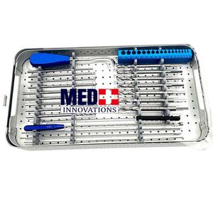 Ensemble d'instruments chirurgicaux orthopédiques Source d'alimentation manuelle essentielle pour les procédures d'arthroscopie ACL/PCL-Base supérieure - Product Image 1