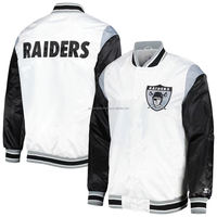 Blouson Bomber de Baseball en Satin Haute Qualité pour Homme, Style Universitaire Hiver, Col Montant, Broderie Logo Avant, Design Personnalisé