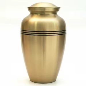 Urnas de cremación cósmica de metal para cenizas humanas para adultos para entierro funerario urnas de cremación en el hogar para cenizas humanas (negro) - Product Image 2