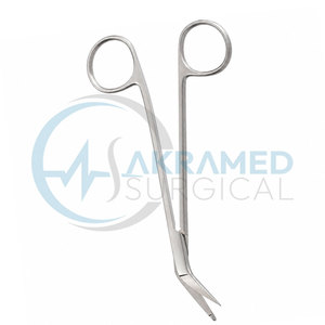 Taylor Brain Scissors Angled Stainless Steel <b>Neurosurgery</b> Surgical <b>Instrument</b> Reusable CE Certified Manual 18cm - Product Image 5
