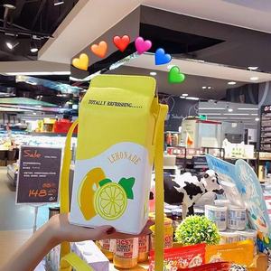 กระเป๋าสะพายข้างผู้หญิงแฟชั่นใหม่ ลายสัตว์ วัสดุ PU ปิดด้วยซิปและตัวล็อค ดีไซน์น่ารัก ทรงกล่องนม ดีไซน์เฉพาะกลุ่ม - Product Image 1