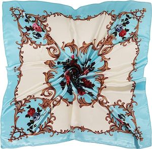 Bufanda Casual de Seda Satén con Estampado de Caballo, 68x68cm, 12mm, Envío Inmediato, Alta Calidad, Colores Personalizables, Servicio OEM, Transpirable - Product Image 2