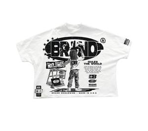 Camiseta de Fútbol Retro de Malla de Poliéster de Alta Calidad Personalizada OEM, Camiseta Oversize de Corte Cuadrado, Estilo Urbano, Jersey de Fútbol Americano - Product Image 2