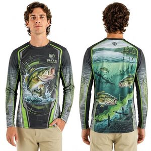 Chemises de pêche professionnelles à sublimation premium, motif océan bleu marlin, directement de l'usine - Product Image 6