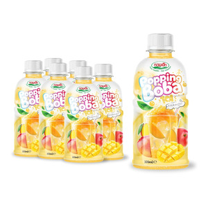 Bebida de Té de Frutas Popping Boba de Marca Privada, Envasada en Botellas de 320 ml, Té Helado con Jugo de Mango, Bajo en Grasa, Certificado HALAL - Product Image 2