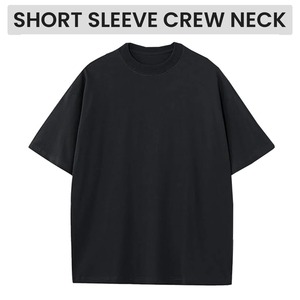 เสื้อยืดคอกลมทรงโอเวอร์ไซส์คุณภาพสูงสำหรับผู้ชาย ผ้าฝ้าย 100% เนื้อหนา ทรงบ็อกซี่ - Product Image 1