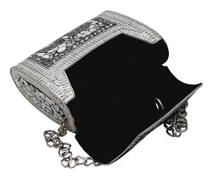 Pochette en laiton pour femme, prix abordable, pochette de soirée en métal faite à la main pour les fêtes, les mariages et les occasions festives - Product Image 3