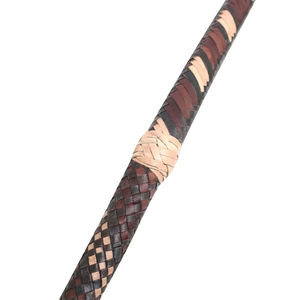 Vente en gros : Nouveau fouet en cuir nubuck véritable, 0,4 pied de long, robuste, produit équestre à prix abordable, fouet pour chasseurs - Product Image 6