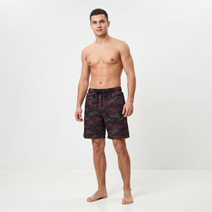 Men's Camouflage Printed <b>Shorts</b> Drawstring Waist Athletic <b>Shorts</b> Quick Dry Sportswear <b>Shorts</b> Men Printed Athletic <b>Shorts</b> - Product Image 2